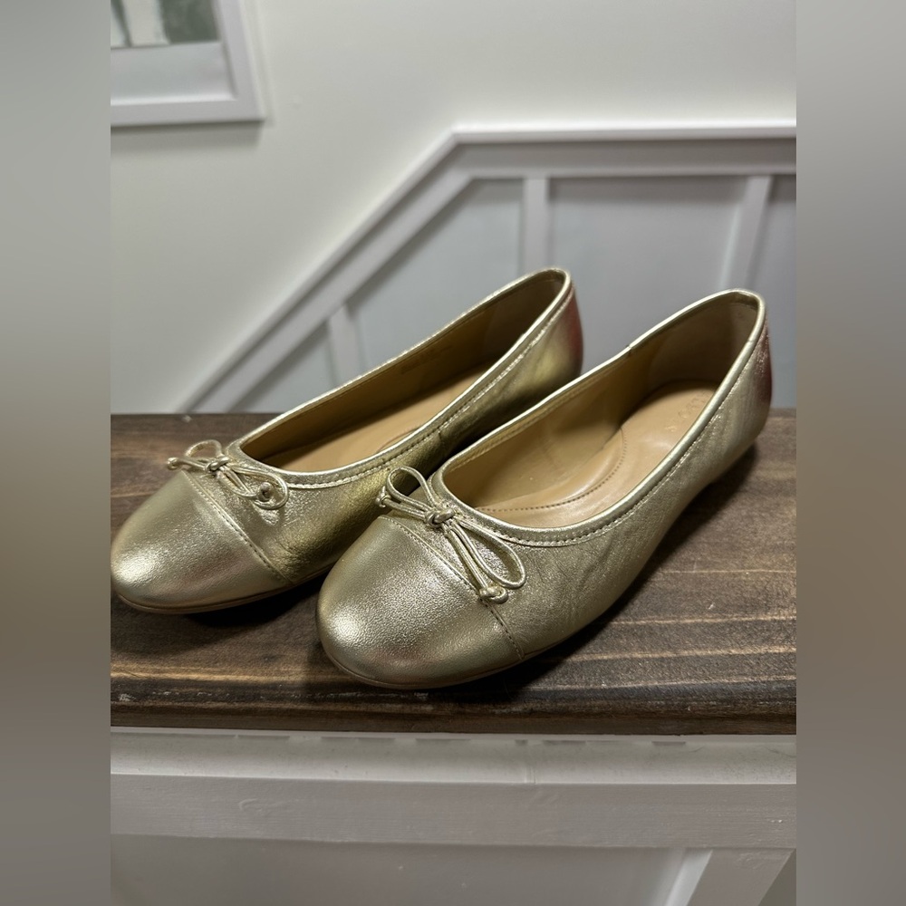 Talbots Gold Women's Flats